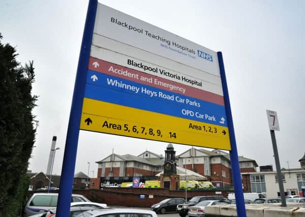 A&E at Blackpool Victoria Hospital