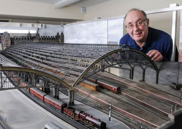 John Holden has built a giant model of Liverpool Lime Street train station