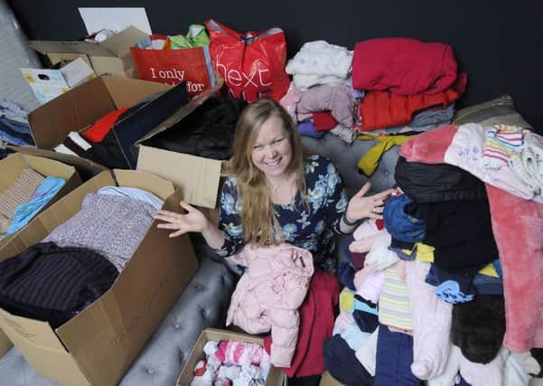Heather Bancroft is overwhelmed by the donations for Carry the Future