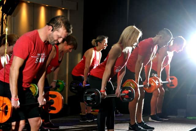 The fundraising launch of Bodypump 100 at Village Hotel Blackpool