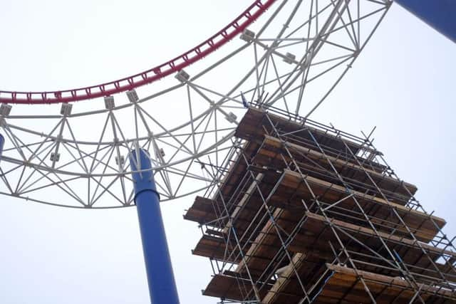 The Grand National is shrouded in scaffolding