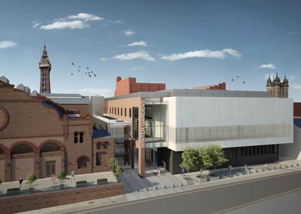 A proposed new conference centre for Blackpool