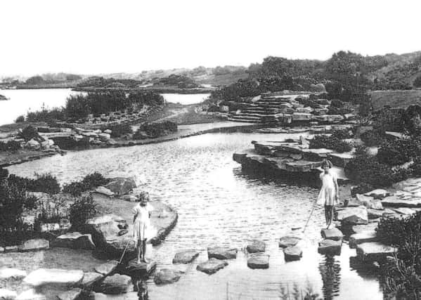 Fairhaven Lake.
The Mawson Japanese Garden. It is thought the garden remains buried under the present landscape