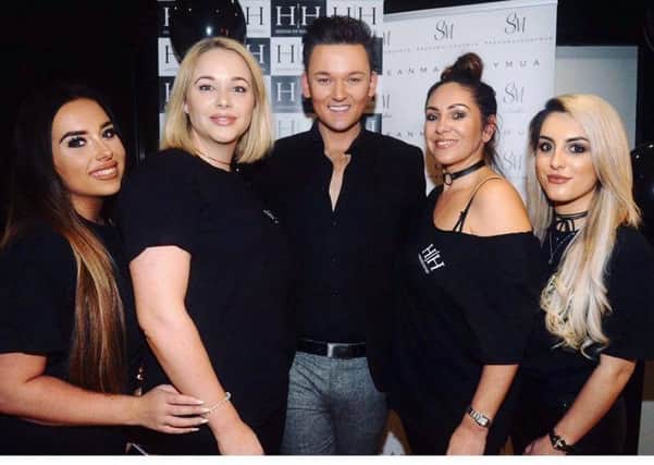 Celebrity make-up artist Sean Maloney at his latest masterclass at House Of Halteres Academy, Lytham Road, Blackpool