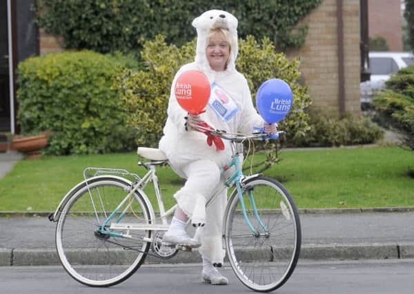 Karen Rothwell is planning to travel to Dorset by as many forms of transport as possible to raise money for the British Lung Foundation in memory of her mum Maureen Richardson.