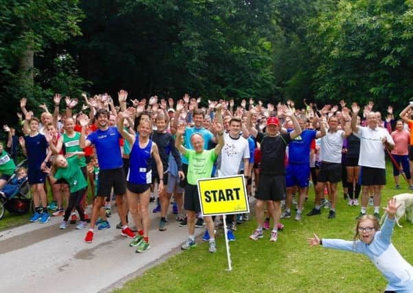 Participants in the Lytham Hall Park Run