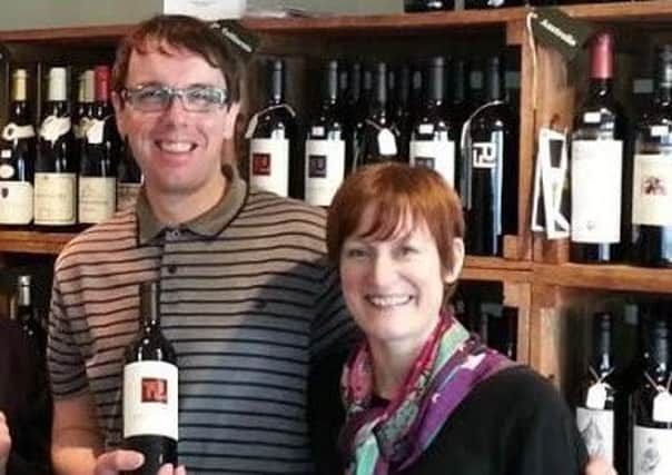 Aged in Oak Wine Company owners Alex Buxton and Emma Bailey