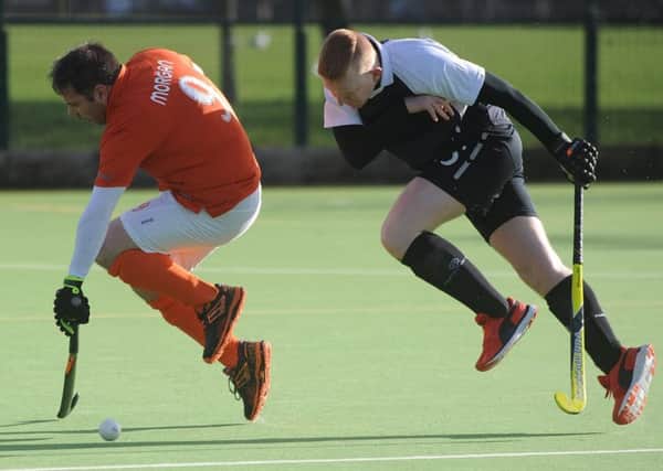Dave Morgan in action for Blackpool against Lytham