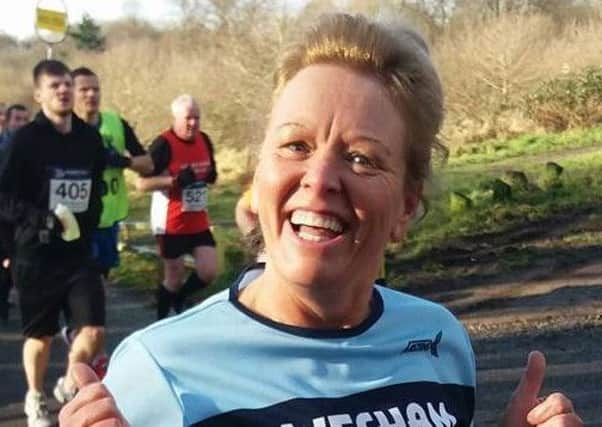 Debbie Myerscough in the Blackburn Winter Warmer 10k on Sunday