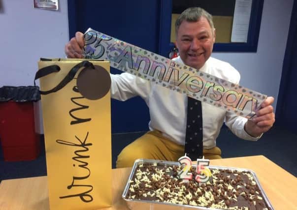 Radio Wave's Andy Mitchell celebrates 25 years at the station
