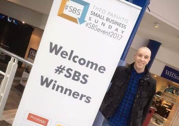 Paul Halsam of Northern Rags at the SBS Awards