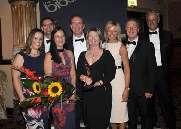 Construction Business of the Year Winner Conlon Construction at The North West Chamber of Commerce BIBAs