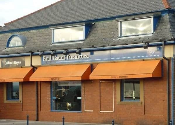 Paul Gaunt Furniture soite which is to become a Dominos pizza takeaway