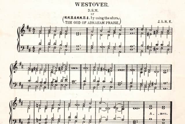 Sheet music for the song Westover, written by Kirtland and named after his home