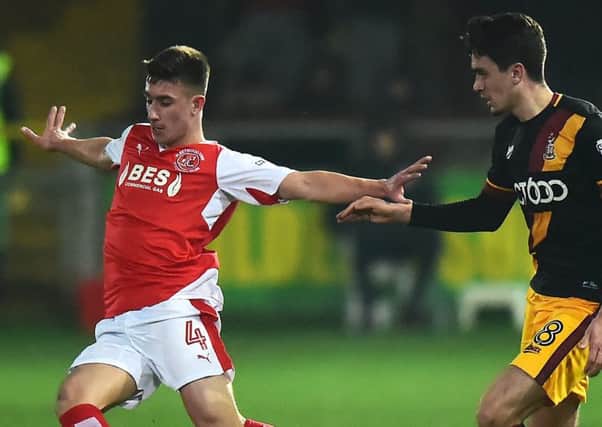 Cameron Brannagan had his first start for Town in midweek