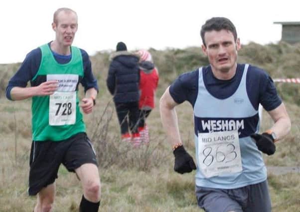 James Mulvany in the Mid Lancs Cross Country League