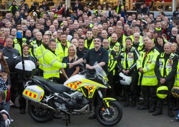 North West Honda Blackpool has supplied new bikes for the NHS Blood Bikes service