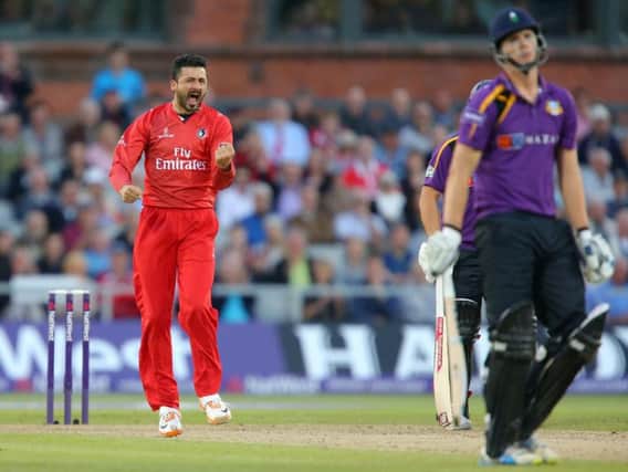 Junaid - back in business at Old Trafford
