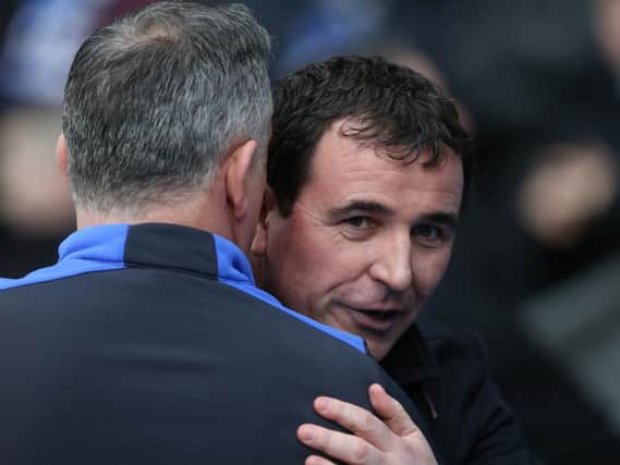 Owen Coyle with Gary Bowyer
