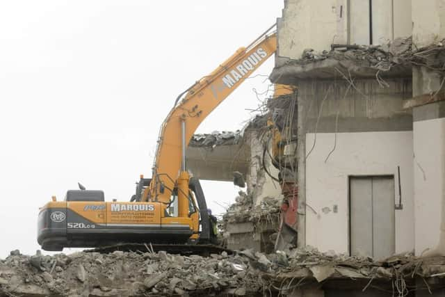 Premium Bonds buildings getting ready to be demolished