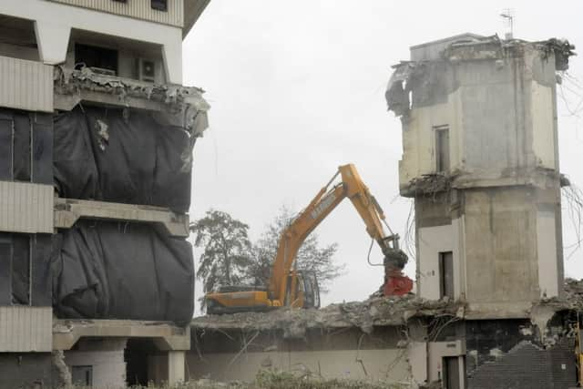 Premium Bonds buildings getting ready to be demolished