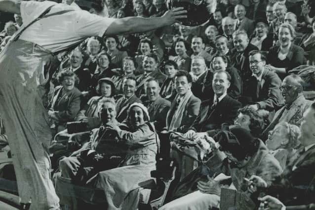 Charlie Cairoli interacting with the audience