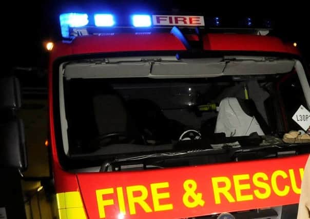 Firefighters were called out to a blazing car in Fulwood, Preston.