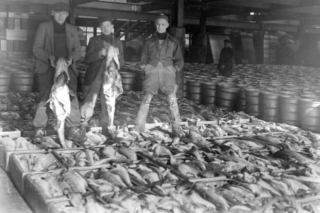 The tradition of eating fish on Fridays was especially important at Easter and this meant a busy time for Fleetwood's fishing fleet and fish market. On the first day of the Holy Week fish rush in 1952 the fish market's labour force landed 79,000 stone of fish of the 119,000 stone brought to the port by 20 trawlers.
