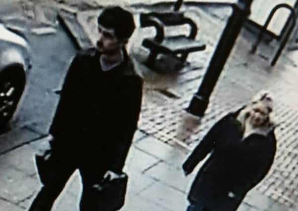 Police would like to speak to these two people following a theft in Fleetwood