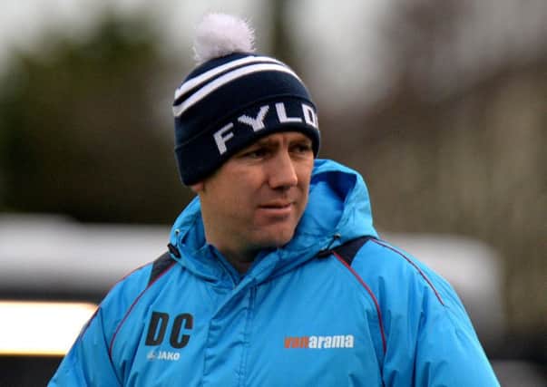 Fylde boss Dave Challinor