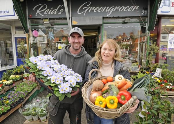 Cameron Reid and Debbie Reid have opened Reid's Greengrocers on Whitegate Drive
