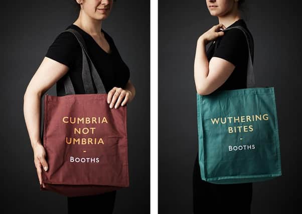 Booths has won a design award for its series of tongue in cheek bags and for its own range of products at the DBA Design Effectiveness Awards 2017