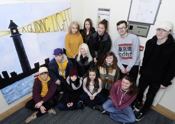 Artwork created by Blackpool and the Fylde College students has been installed at the Fleetwood Job Centre