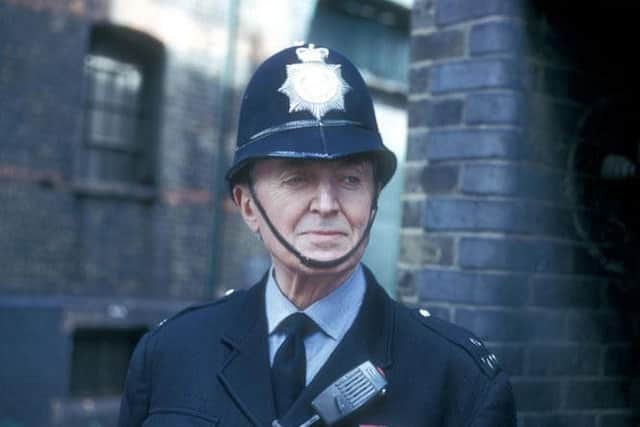 The traditional image of policing, portrayed by Jack Warner in Dixon of Dock Green