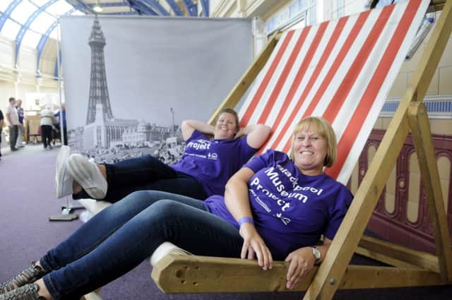 Plans for Blackpool Museum open to the public at the Winter Gardens.  Pictured are Deborah Makin and Tracy Collins.