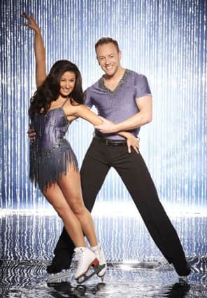 Hayley Tamaddon with Dan Whiston on the new series of Dancing on Ice