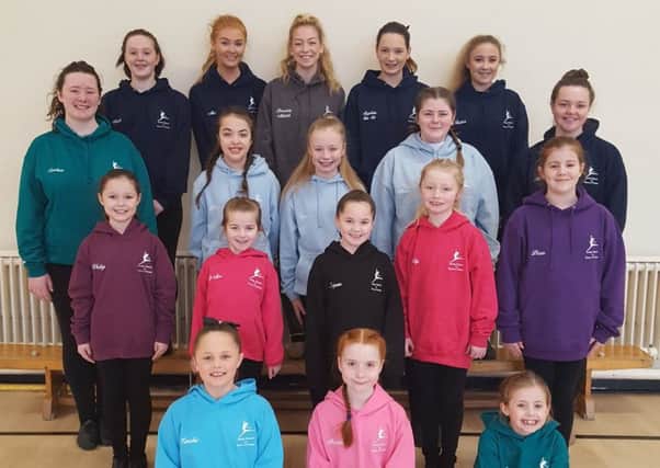 Members of the Rarity Dance School who are off to compete in an international dance competition at Disneyland Paris