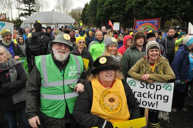 Photo Neil Cross
Anti-fracking rally at Preston New Road, Little Plumpton