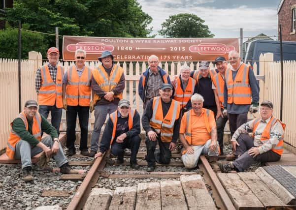 Poulton and Wyre Railway Society celebrating the 175th anniversary of the railway line two years ago