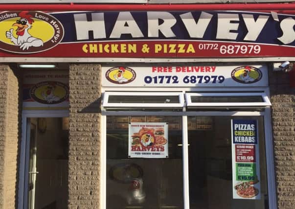 Harveys Takeaway in Poulton Street, Kirkham. Pic courtesy of Google Street View