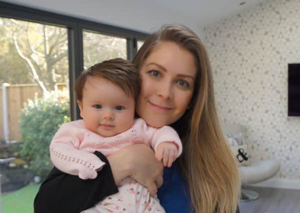 Laura Tucker-Smith with her daughter Saffron