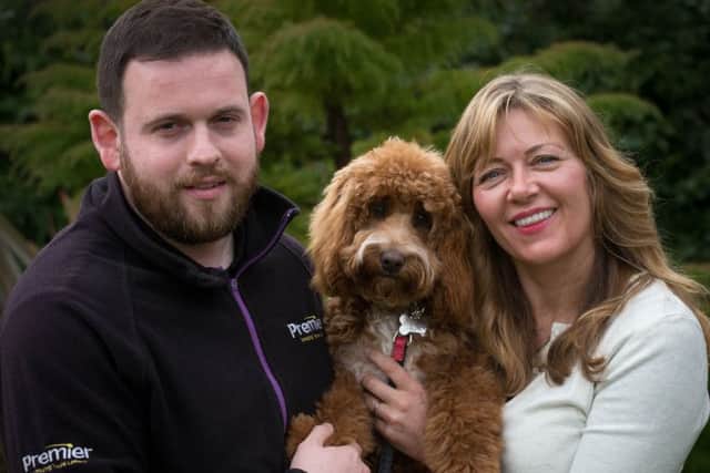 Dawn Wild thanks Matthew Fletcher after he rescued her beloved dog, Bella