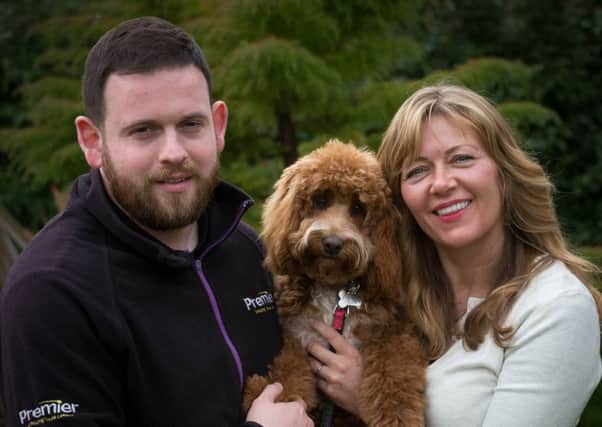 Dawn Wild thanks Matthew Fletcher after he rescued her beloved dog, Bella