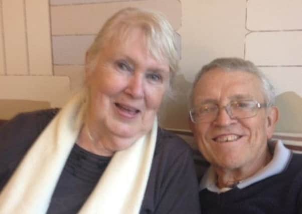 Eileen and Tony still seemed happy despite their ailing health. They are pictured here at Tony's care home in Cleveleys