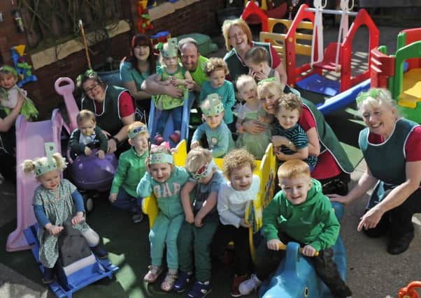 Children and staff at Lilliput Kiddie Care help fundraise for World Kidney Day