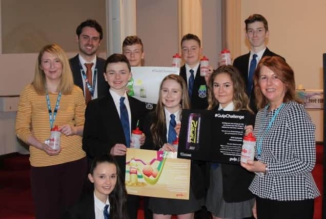 Pupils at St Mary's learn about the Gulp challenge