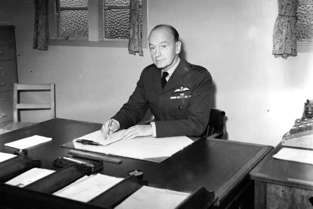 Group Captain HMG Parker, at RAF Kirkham, in 1955