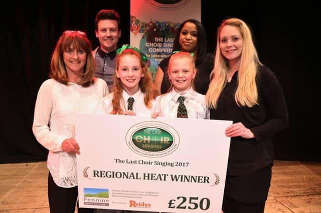Shakespeare Primary School, winners of the Fylde and North Lancashire heat in Last Choir Singing competition