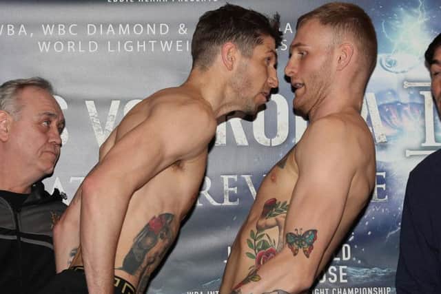 Emotions boil over at Rose v Arnfield weigh-in