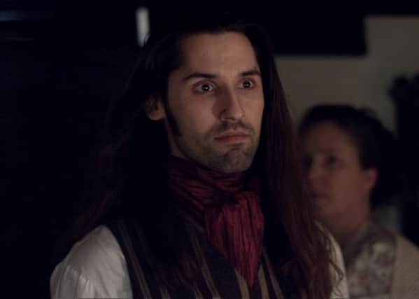A screenshot from the adaptation of Wuthering Heights featuring Anchorsholme  actor Paul Eryk Atlas as Heathcliff